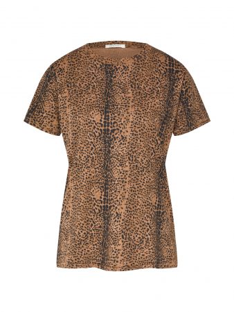 Ragdoll LA Tricou 'Easy Vintage Tee'  maro / negru
