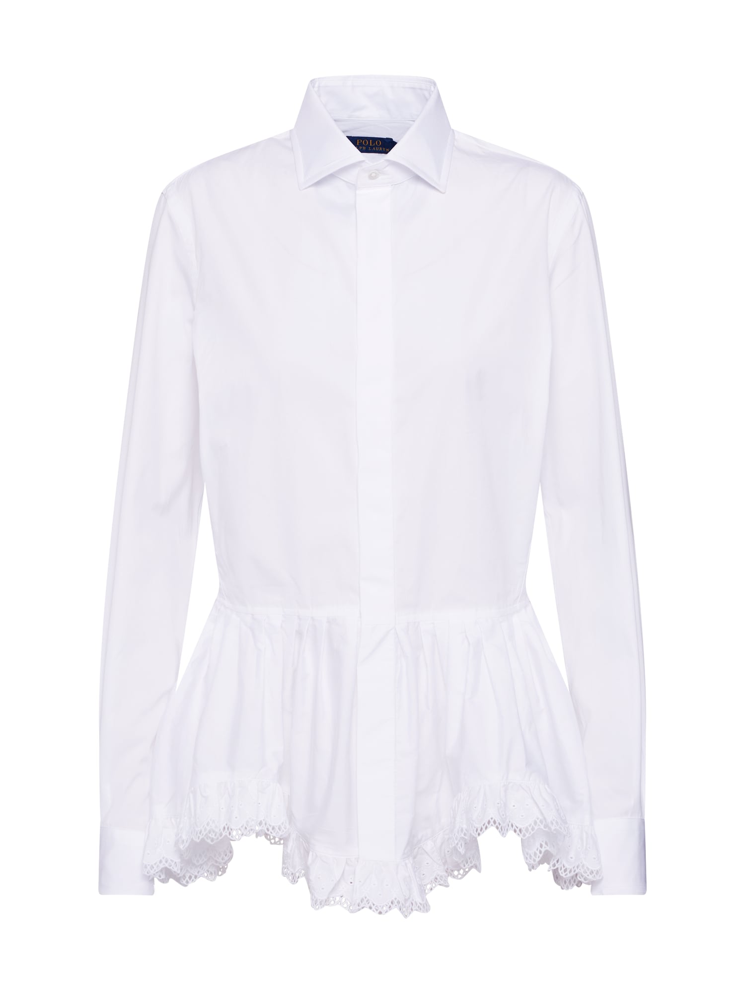 POLO RALPH LAUREN Bluză 'LS ALLIE ST-LONG SLEEVE-SHIRT'  alb