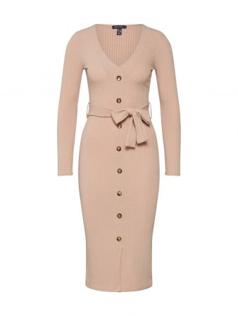 NEW LOOK Rochie 'EC BTN THRU RIB BELTED MIDI'  piatră