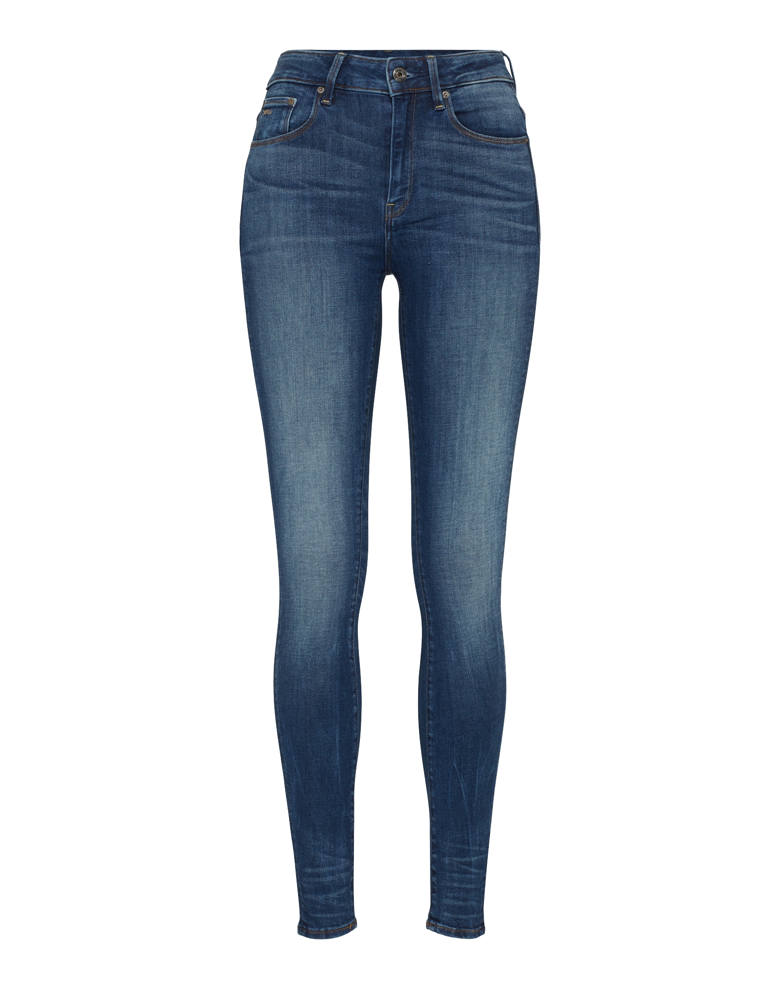 G-Star RAW Jeans '3301 High Skinny'  denim albastru