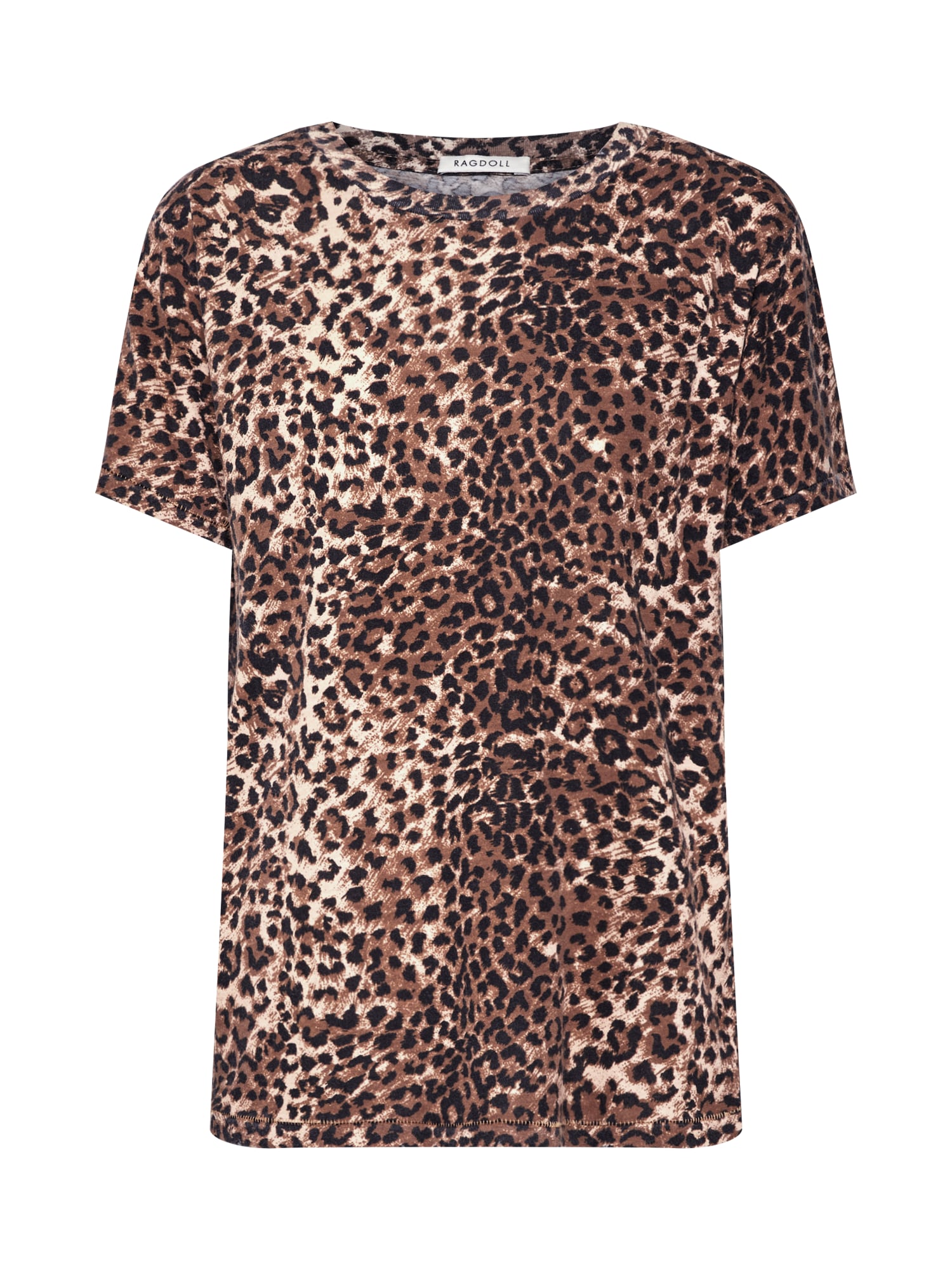 Ragdoll LA Tricou 'Easy Vintage Tee'  bej / maro