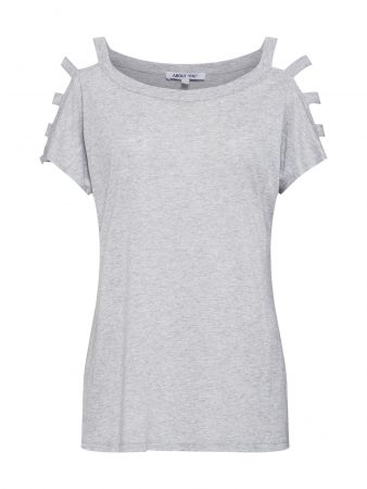ABOUT YOU Tricou 'Loryn'  gri amestecat