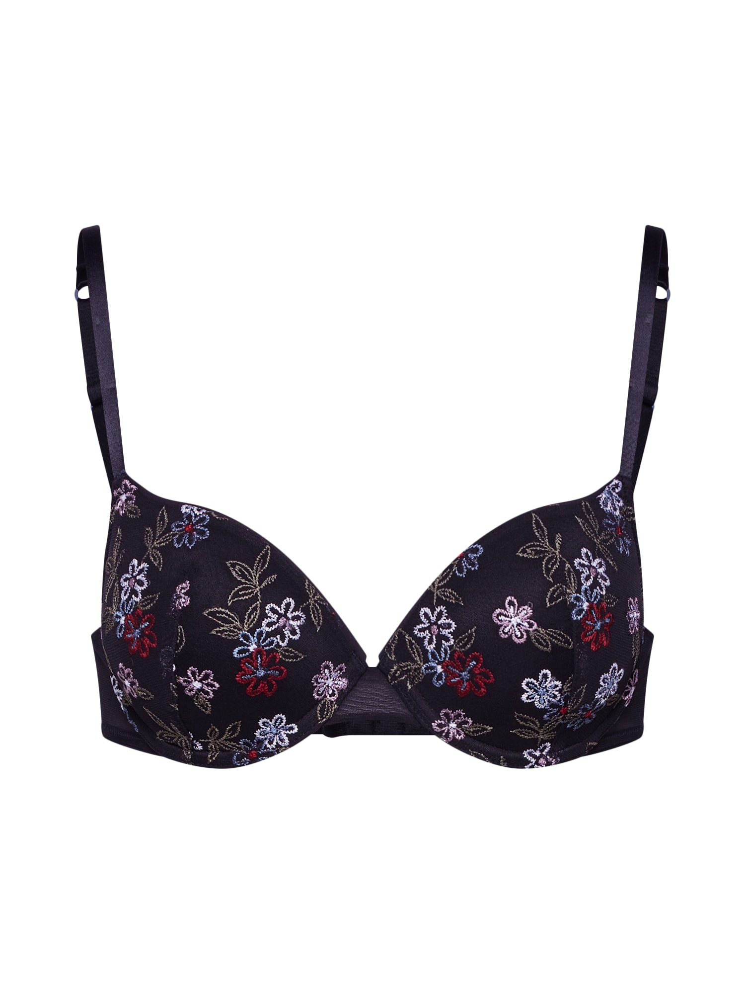 ESPRIT Sutien 'Sidny'  albastru deschis / roșu pastel / negru