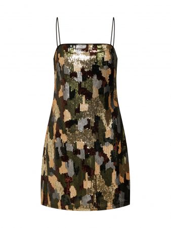 NEW LOOK Rochie '23.03 WW CAMO SEQUIN MINI DRESS P100'  kaki