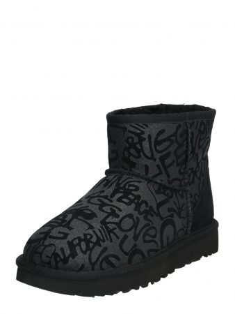 UGG Bocanci de zăpadă 'CLASSIC MINI SPARKLE GRAFFITI'  negru
