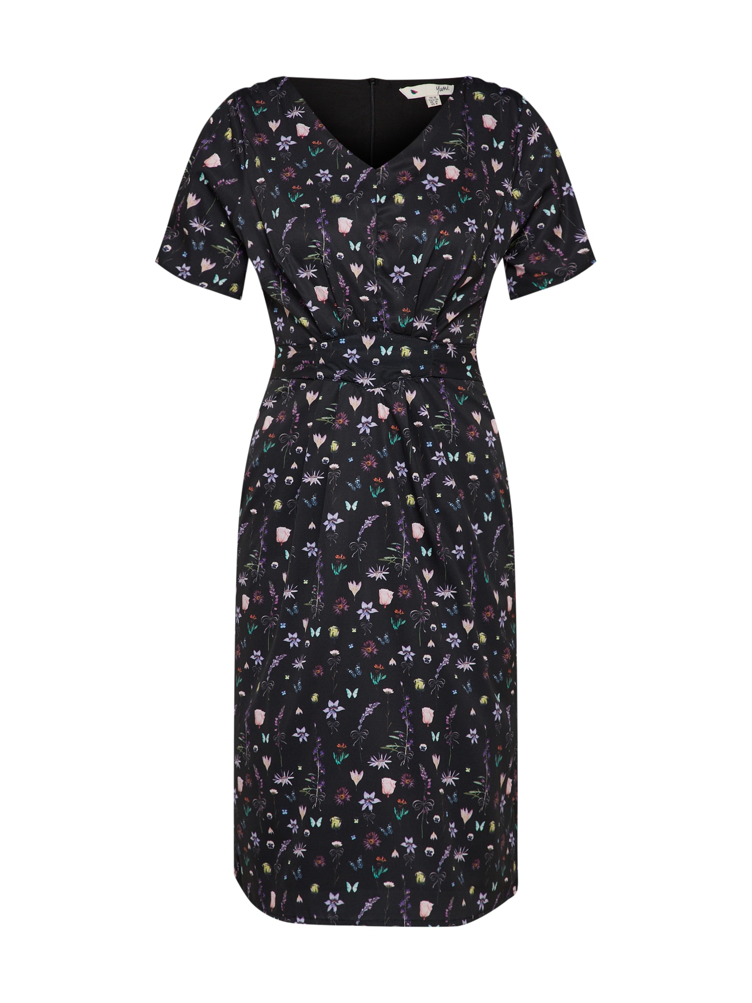 Yumi Rochie de vară 'FRENCH BOTANICAL' culori mixte / negru