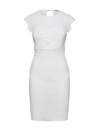 WAL G. Rochie de cocktail  alb