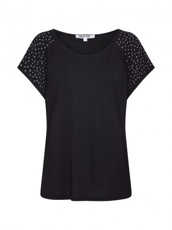 ABOUT YOU Tricou 'Eliane'  negru