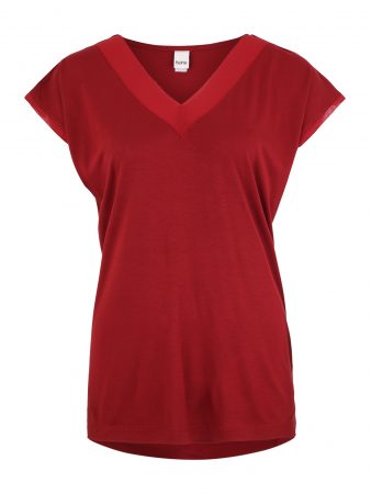 Heine Tricou  maro / roșu