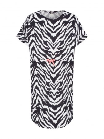 ONLY Rochie de vară 'TIBELDA'  negru / alb