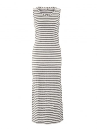 Heine Rochie  gri amestecat / offwhite
