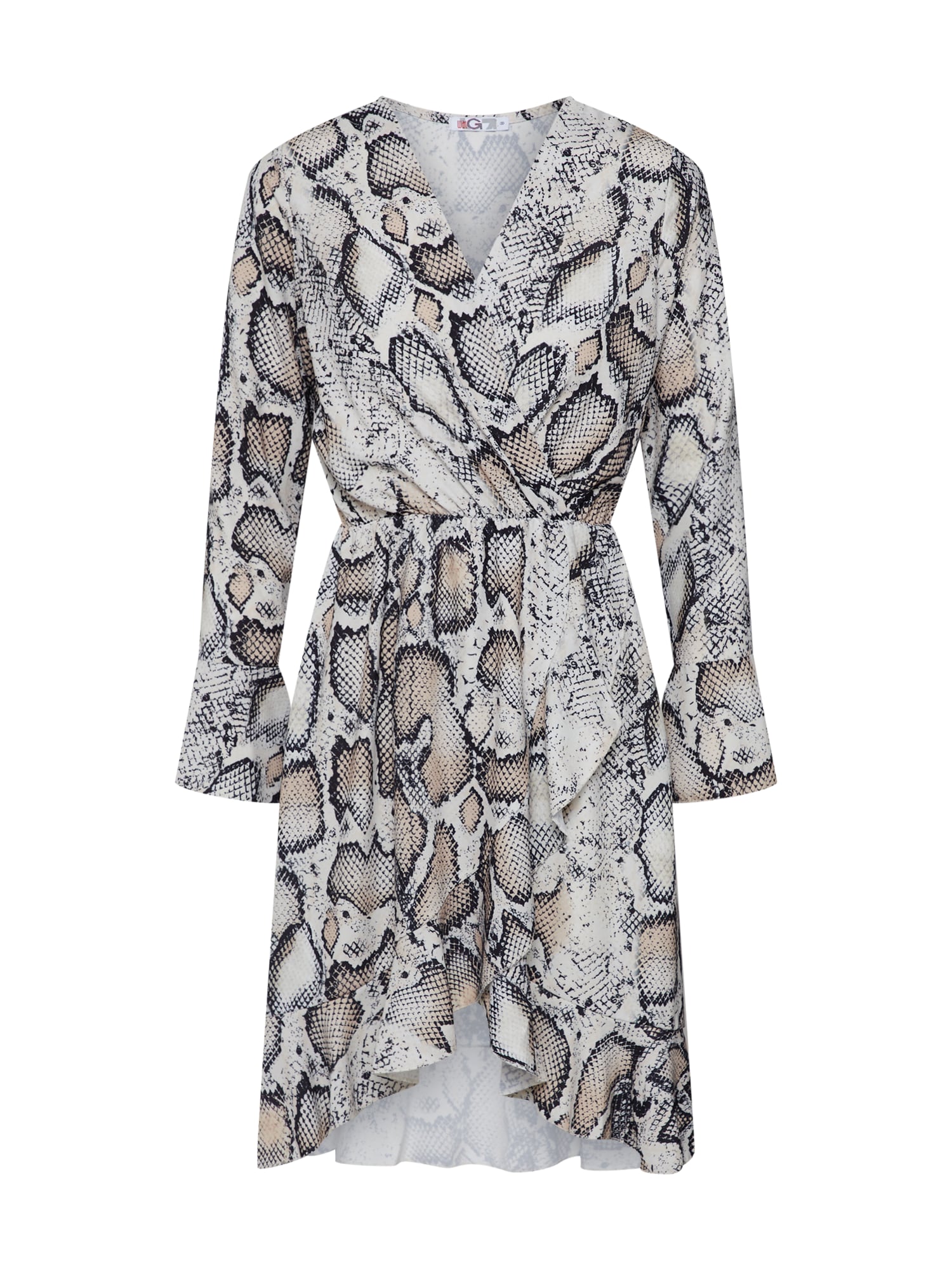 WAL G. Rochie 'HL 5211'  crem / maro / gri deschis