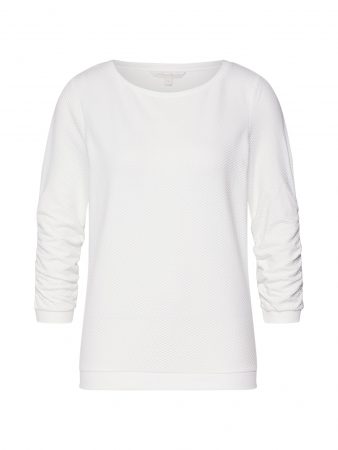 TOM TAILOR DENIM Bluză de molton  offwhite