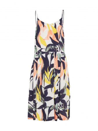 Yumi Rochie de vară 'ABSTRACT TROPICAL'  navy / galben / coral / alb