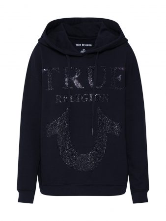 True Religion Bluză de molton 'CHRYSTAL HORSESHOE'  negru