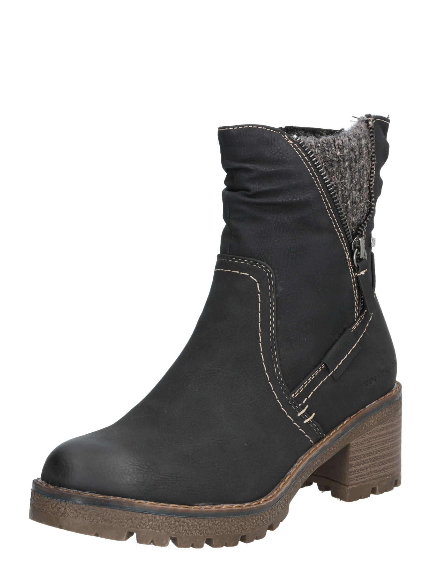 TOM TAILOR Cizme  negru