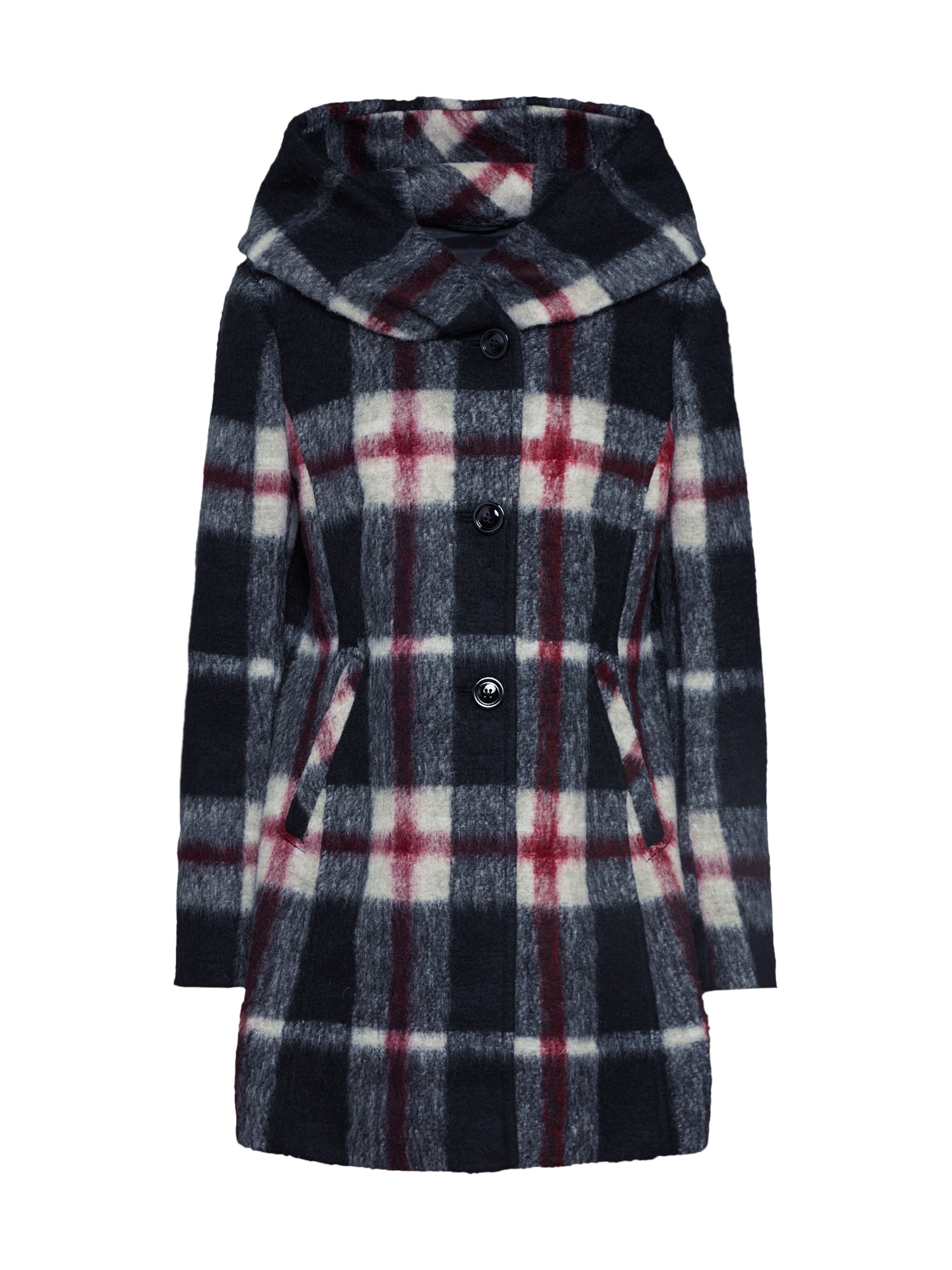 GIL BRET Palton de primăvară-toamnă  roșu / negru