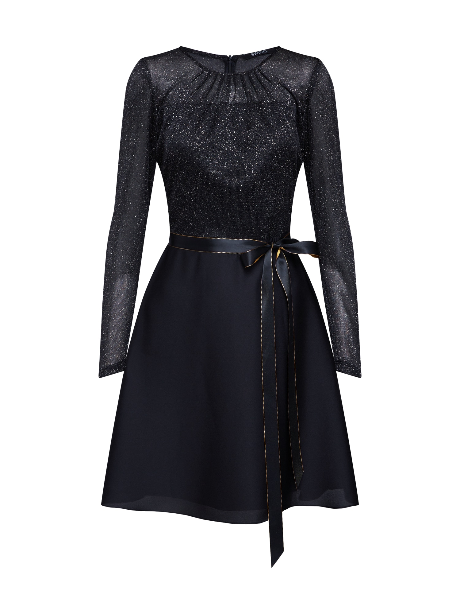 SWING Rochie  auriu / negru