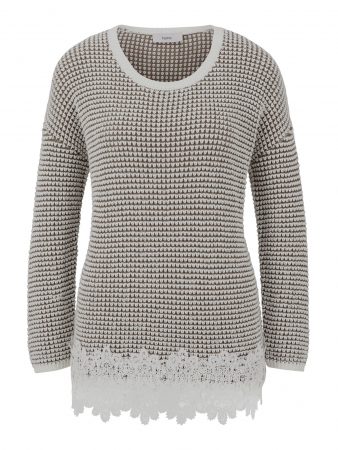 Heine Pulover  maro deschis / offwhite