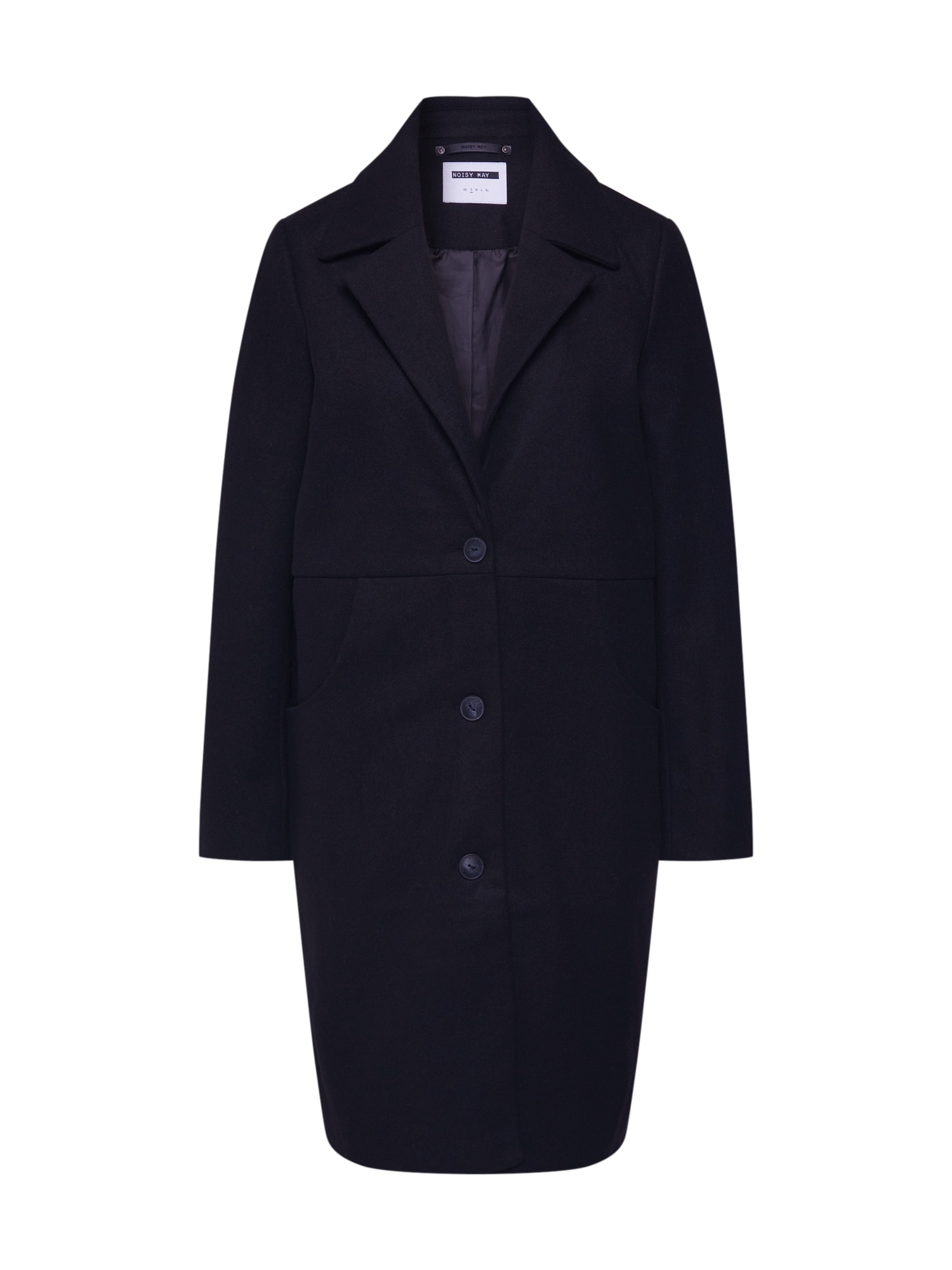 Noisy May Palton de primăvară-toamnă 'NMLINNA CLAUDIA L/S COAT'  negru