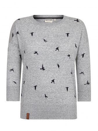 Naketano Pulover 'An Old Cherokee'  gri amestecat