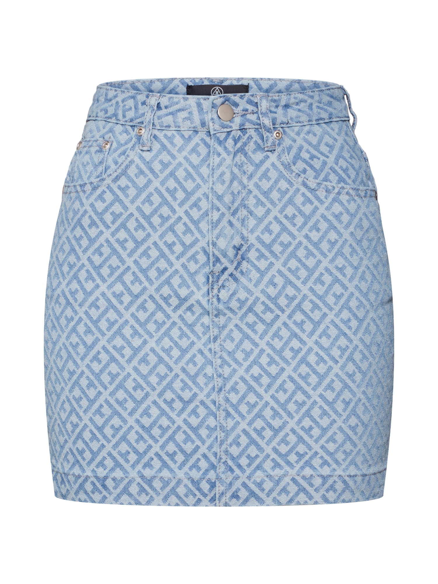 Missguided Fustă albastru deschis