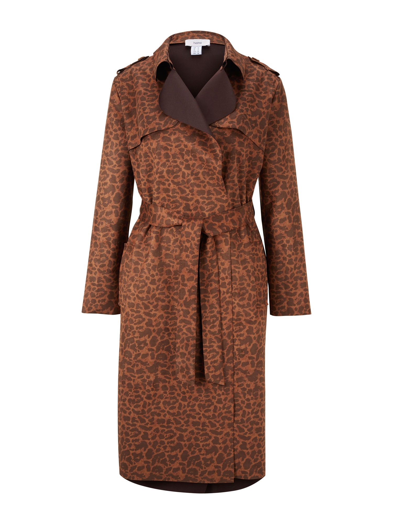 Heine Palton de primăvară-toamnă  maro
