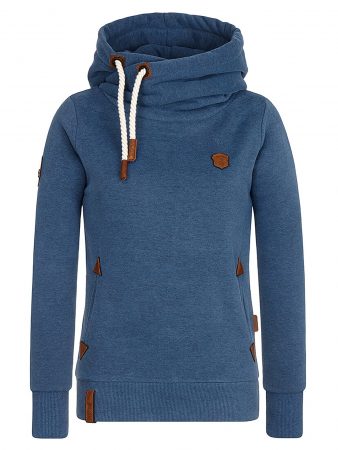 Naketano Bluză de molton 'Trödeln & Turteln'  albastru închis