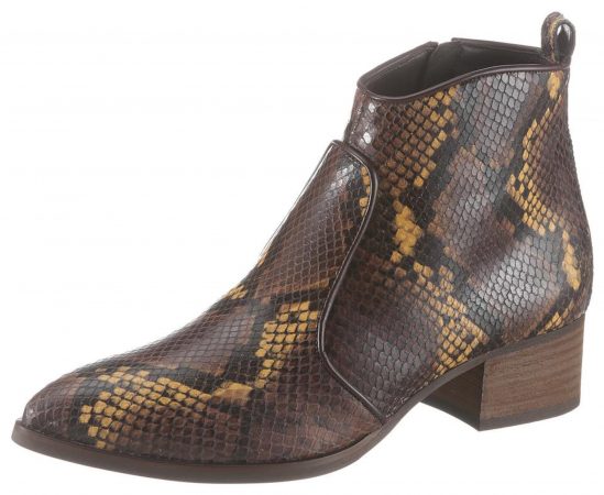 Paul Green Botine  maro / galben închis