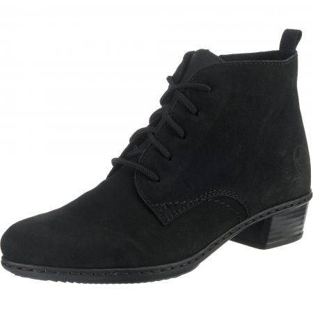 RIEKER Ghete cu șireturi  negru
