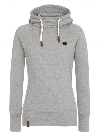 Naketano Bluză de molton 'Mandy'  gri deschis