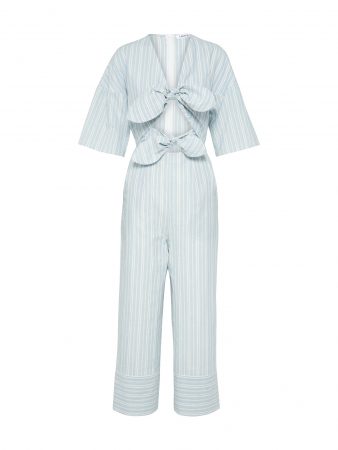 EDITED Salopeta 'Pernille'  albastru / alb