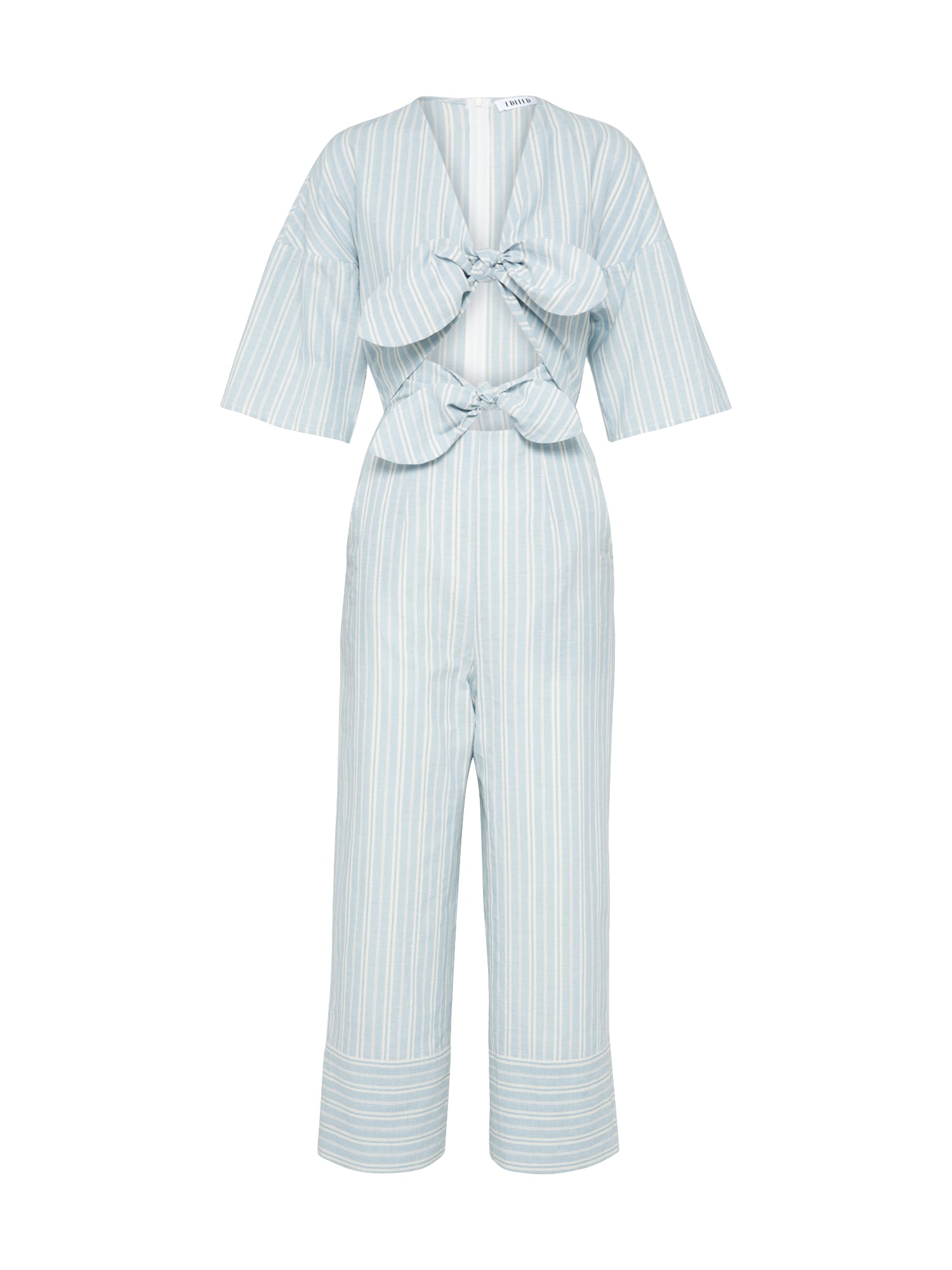 EDITED Salopeta 'Pernille'  albastru / alb