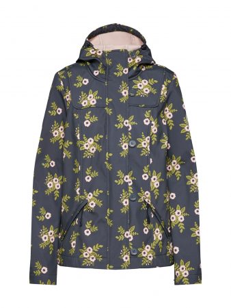 Blutsgeschwister Geacă de primăvară-toamnă 'wild weather petite'  gri metalic / verde / roz