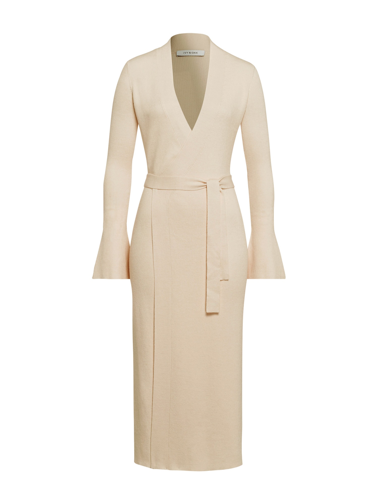 IVY & OAK Rochie tricotat nisip