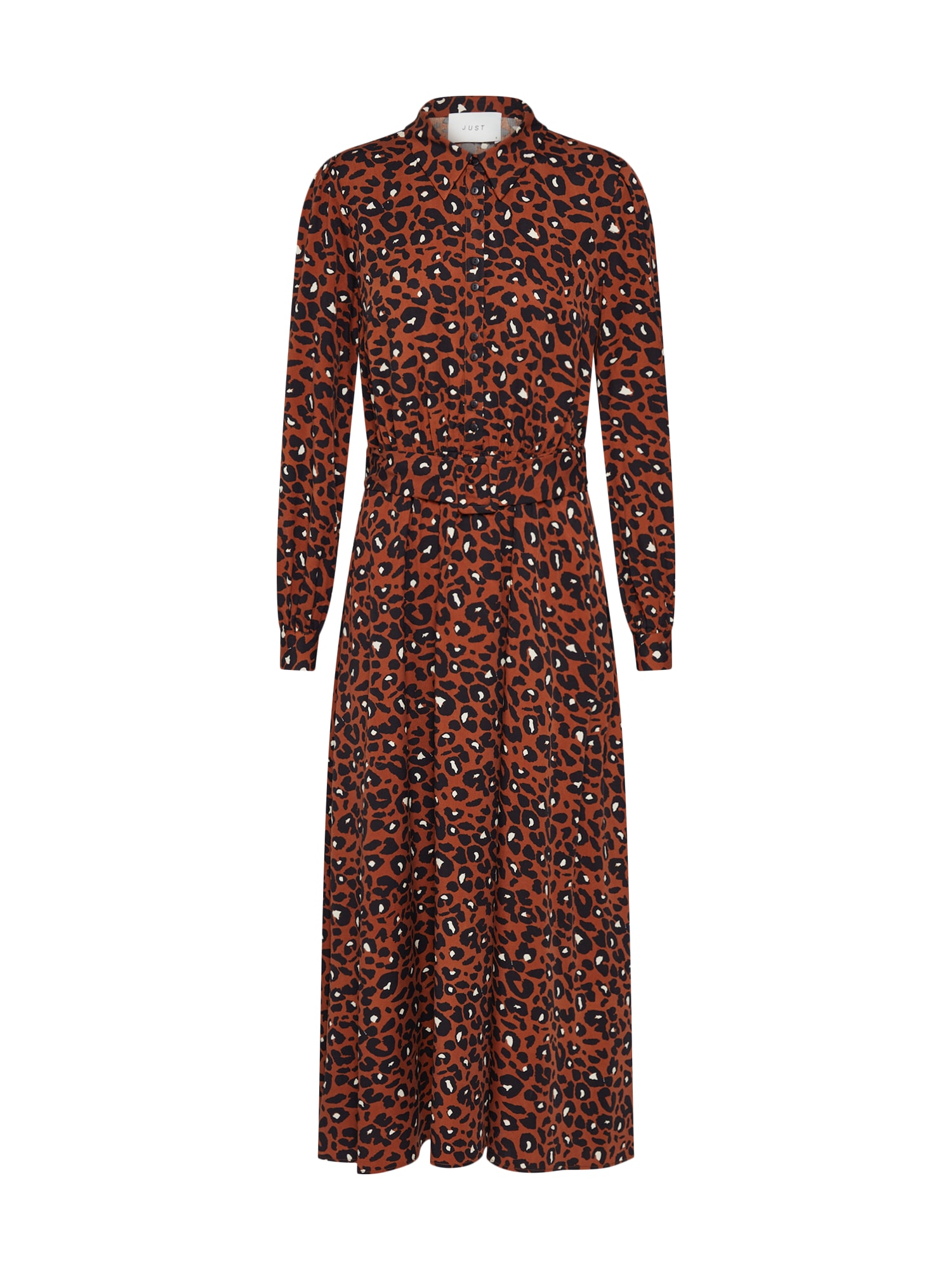 JUST FEMALE Rochie tip bluză 'Vilja' maro