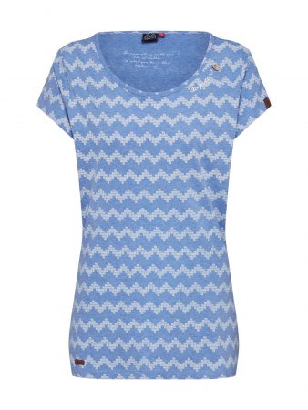 Ragwear Tricou 'MINT ZIG ZAG'  albastru