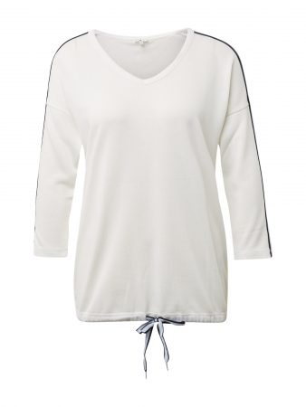 TOM TAILOR Tricou  albastru / alb