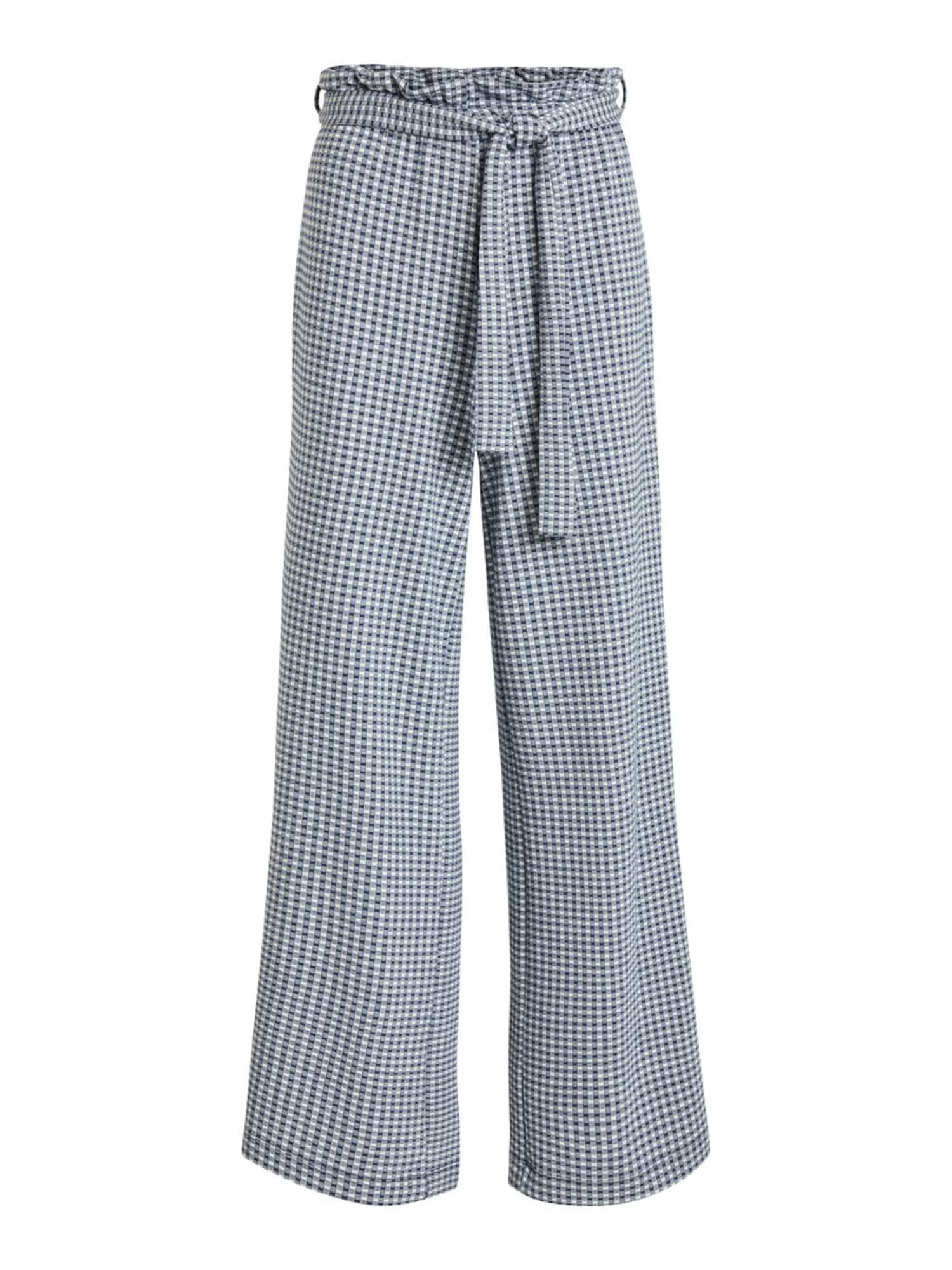 OBJECT Pantaloni navy / alb