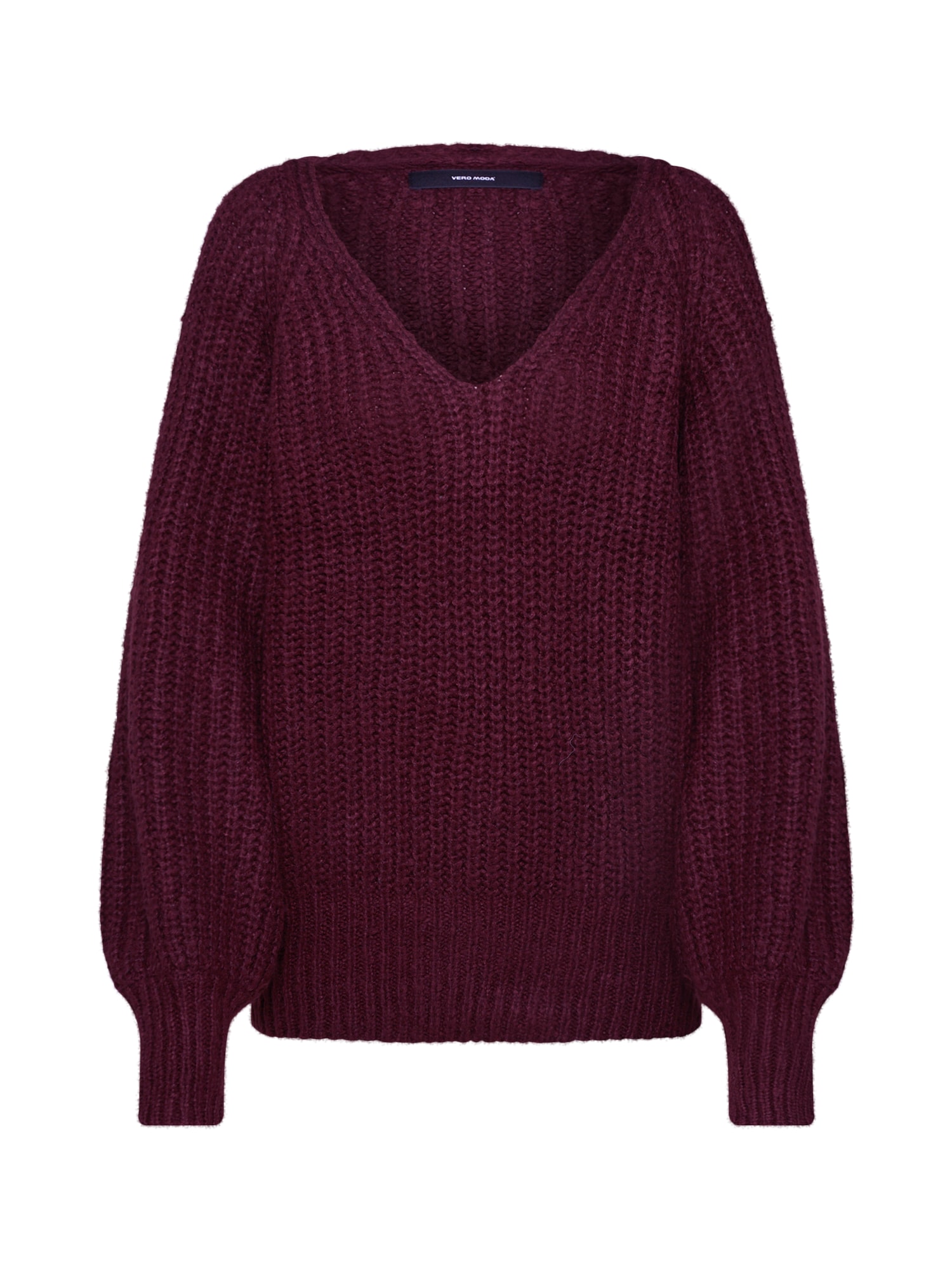 VERO MODA Pulover 'POCA' roșu vin