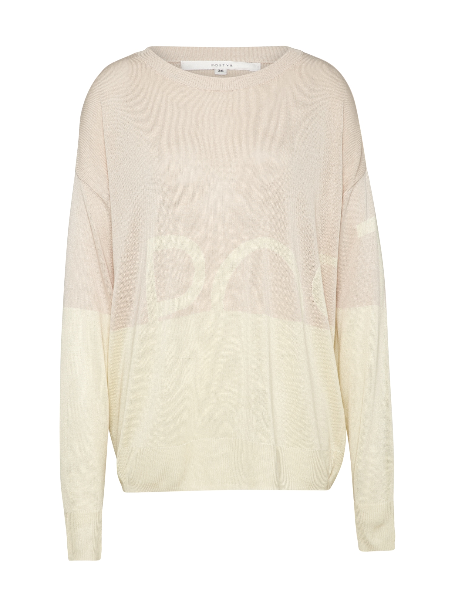 POSTYR Pulover 'POSCOSMOS KNIT' bej / galben