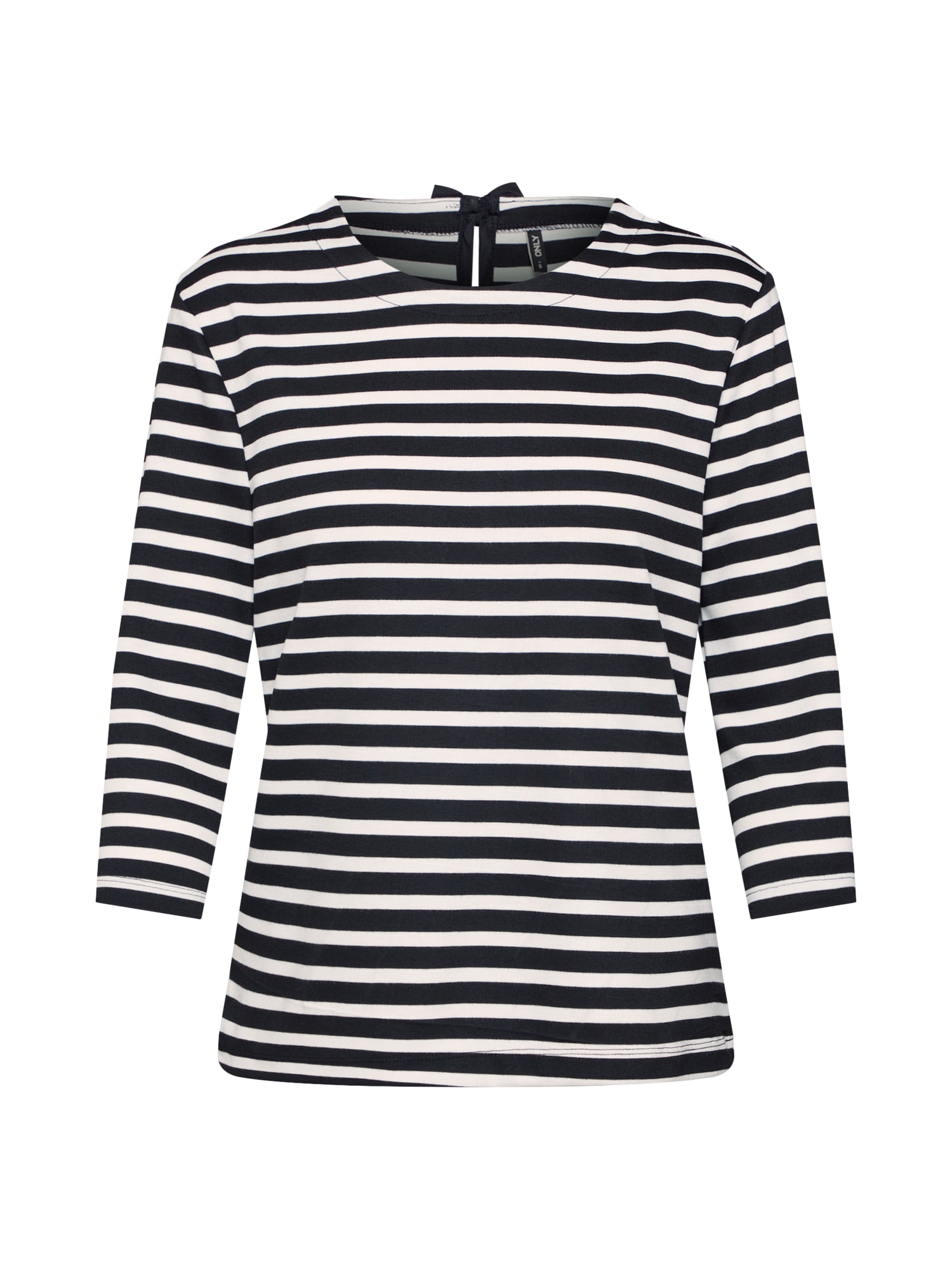 ONLY Tricou 'AMANDA' negru / alb