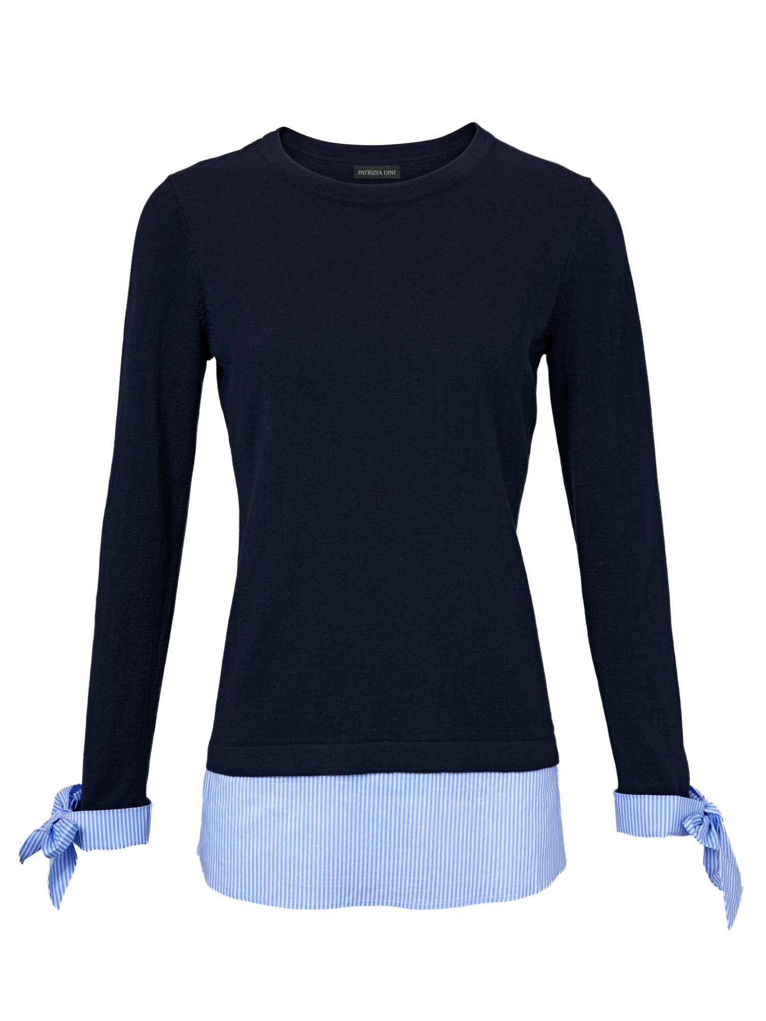 Heine Pulover  marine / albastru deschis