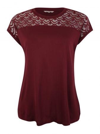 ONLY Carmakoma Tricou 'CARFLAKE'  bordeaux