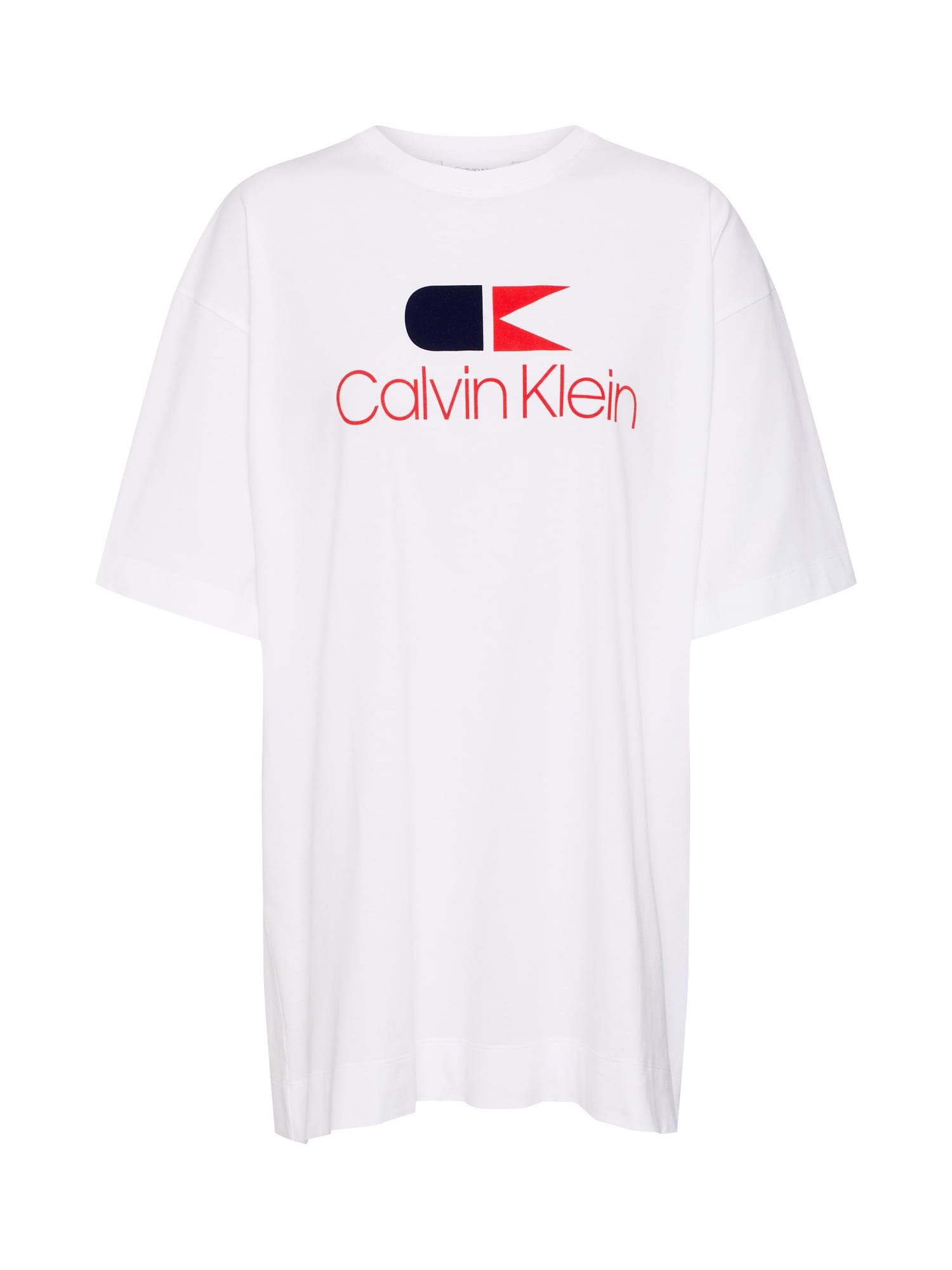 Calvin Klein Tricou 'VINTAGE LOGO LARGE T-SHIRT SS'  alb