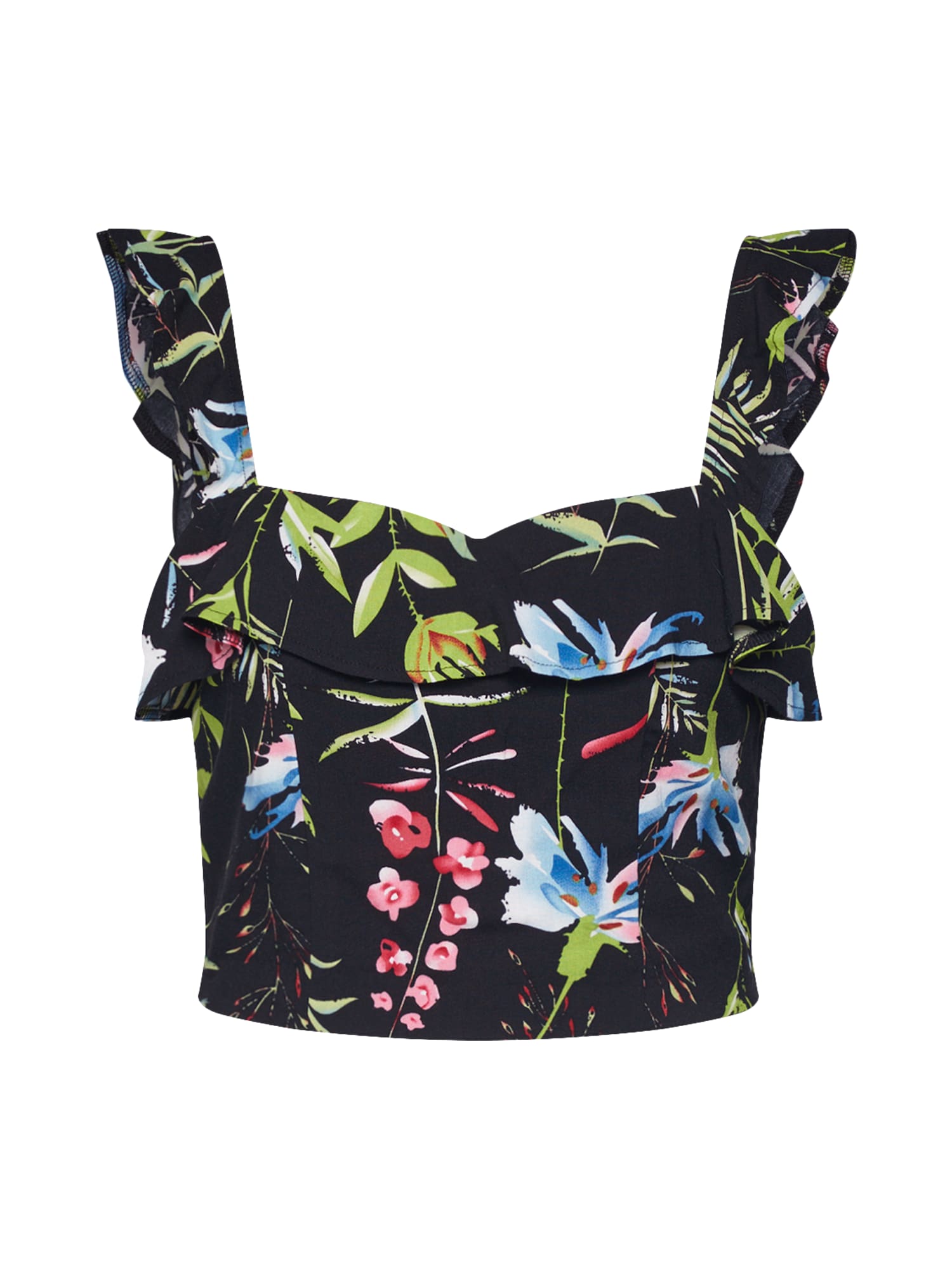 Urban Classics Top 'Ladies Valance'  culori mixte / negru