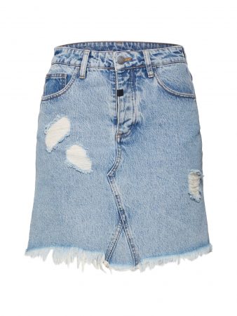 Tigha Fustă 'Edda 1036 ripped'  denim albastru