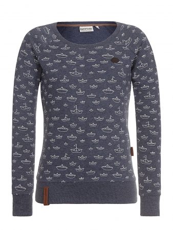 Naketano Bluză de molton 'Krokettovic'  indigo