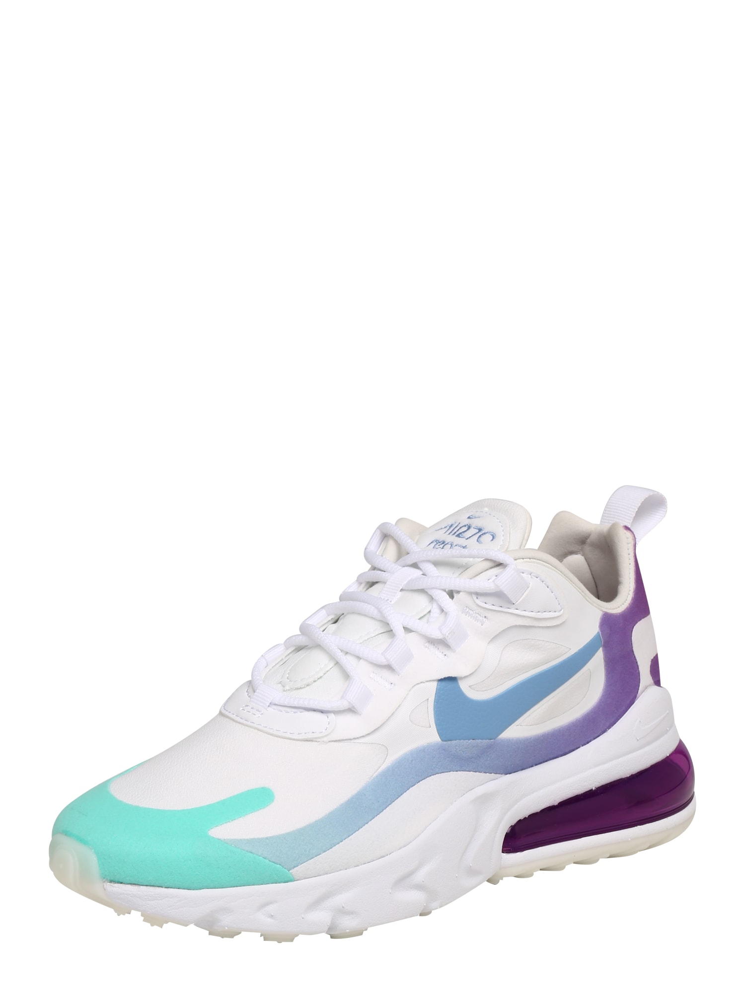 Nike Sportswear Sneaker low 'AIR MAX 270 REACT' albastru / verde / alb