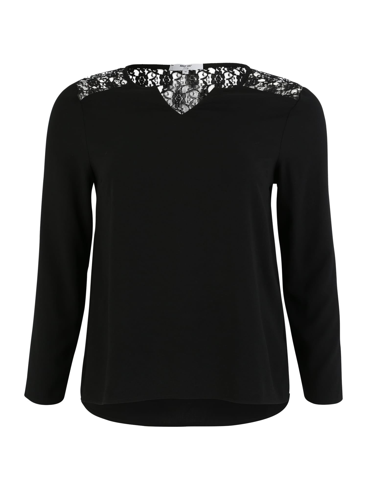 ABOUT YOU Curvy Bluză 'Lilia Blouse'  negru